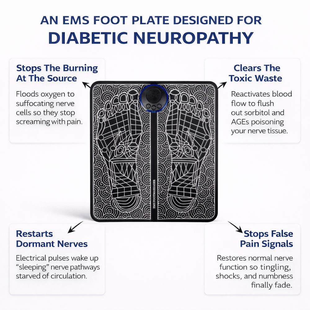 FootEase - EMS Foot Massager for Neuropathy Relief